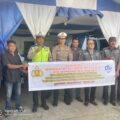 Semarak HUT RI ke-80, PJS Sibolga-Tapteng dan Polres Tapteng Bagikan Bendera Merah Putih