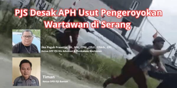 Wartawan Dikeroyok, Liput Sidak KLHK, Serang-Banten, PJS Desak APH