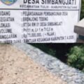 Pembangunan Bronjong Tebing di Desa Simbangjati, Kab Batang Sudah Dikerjakan dan Masih Berjalan
