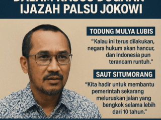 Tokoh Nasional Tolak Kriminalisasi Abraham Samad dalam Kasus Dugaan Ijazah Palsu Jokowi