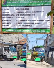 Proyek Pengurugkan Lapangan Kandang Panjang Kota Pekalongan Diduga Abaikan Keselamatan Berlalu Lintas dan K3