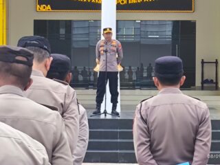 Bentuk Kesiapsiagaan Polri, Polres Pamekasan Gelar Sispam Mako