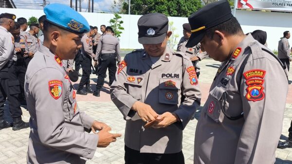 Meminimalisir Pelanggaran Anggota, Propam Polres Pamekasan Gelar Gaktibplin