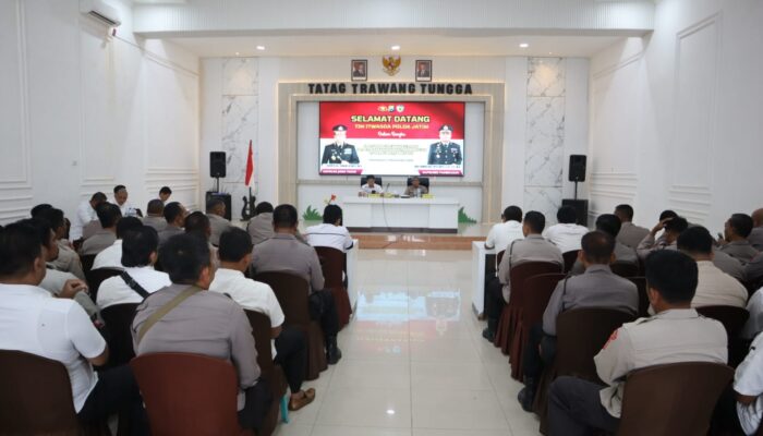 Tim Itwasda Polda Jatim, Lakukan Audit Kinerja Tahap II T.A 2025 di Polres Pamekasan