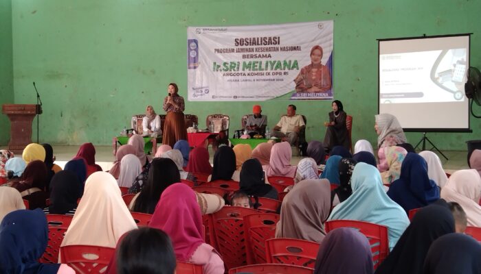 Anggota Komisi IX DPR RI, Ir. Sri Meliyana Sosialisasi program BPJS kesehatan