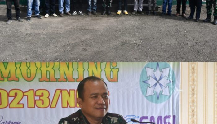 Dandim 0213/Nias Bersama Insan Pers Dan LSM Gelar Coffi Morning