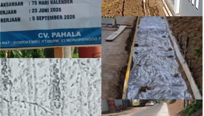 Pelebaran Jalan, Silirejo Tirto, Kab Pekalongan, CV Pahala, DPU Taru
