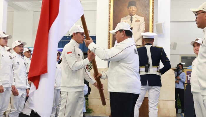 Lepas Kontingen Asian Games 2026, Prabowo: Berikan yang Terbaik bagi Bangsamu